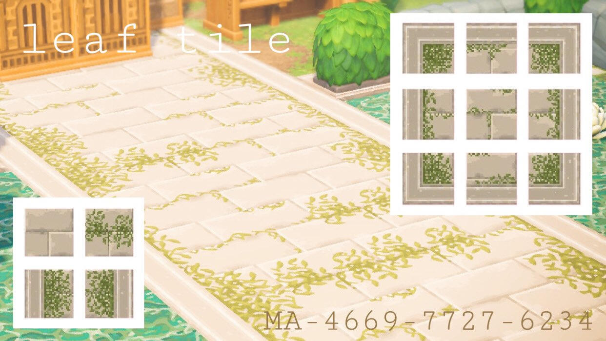 leaf tile - MA-4669-7727-6234 | created by @kuroneko_5810