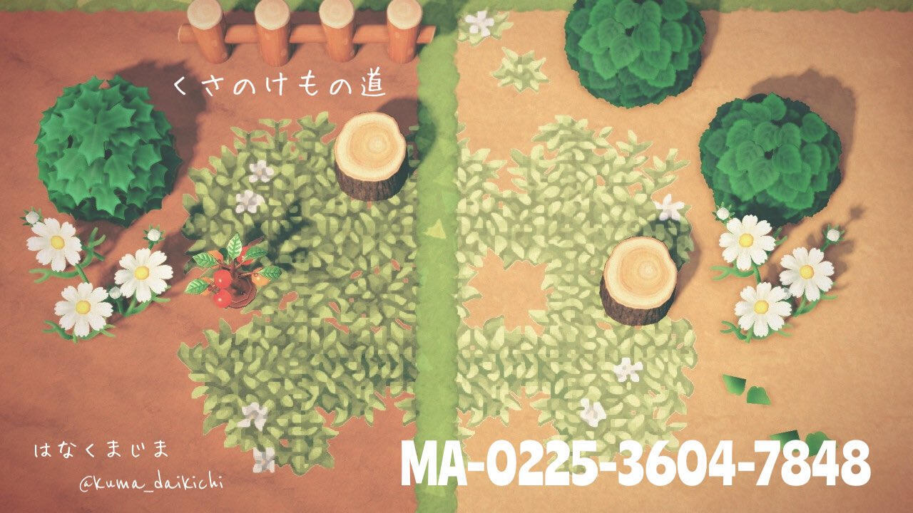 grass path - MA-0225-3604-7848 | created by @kuma_daikichi
