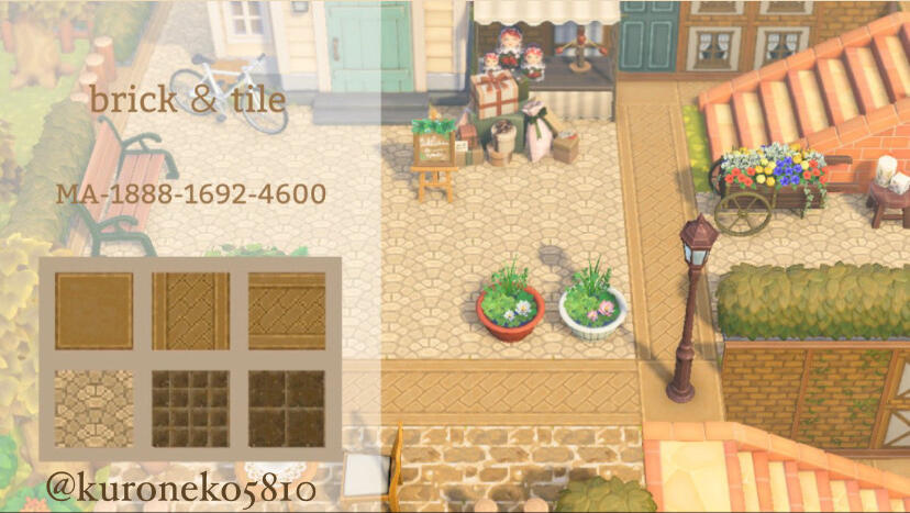brick &amp; tile - MA-1888-1692-4600 | created by kuroneko5810