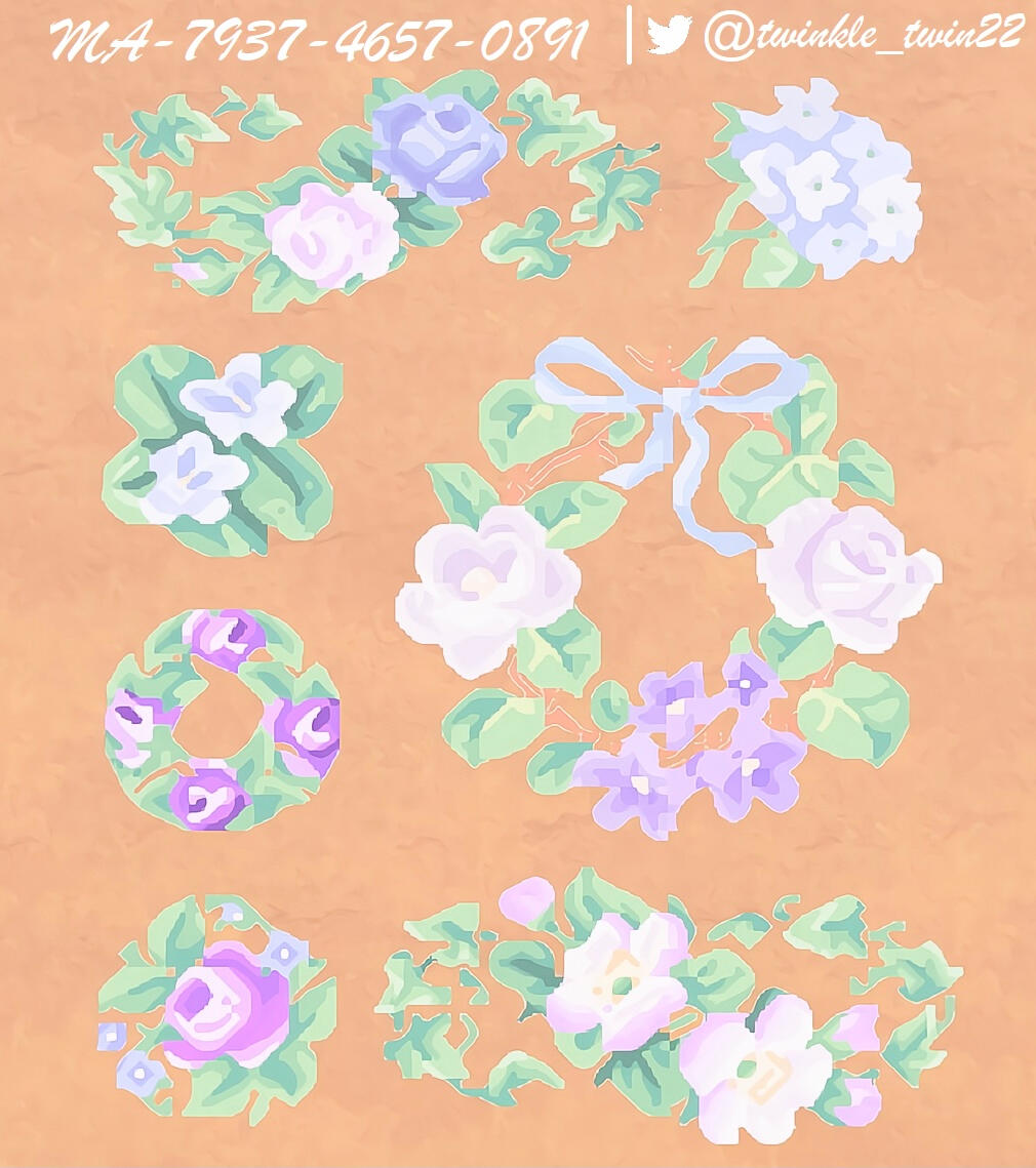 floral circle - MA-7937-4657-0891 | created by @twinkle_twin22