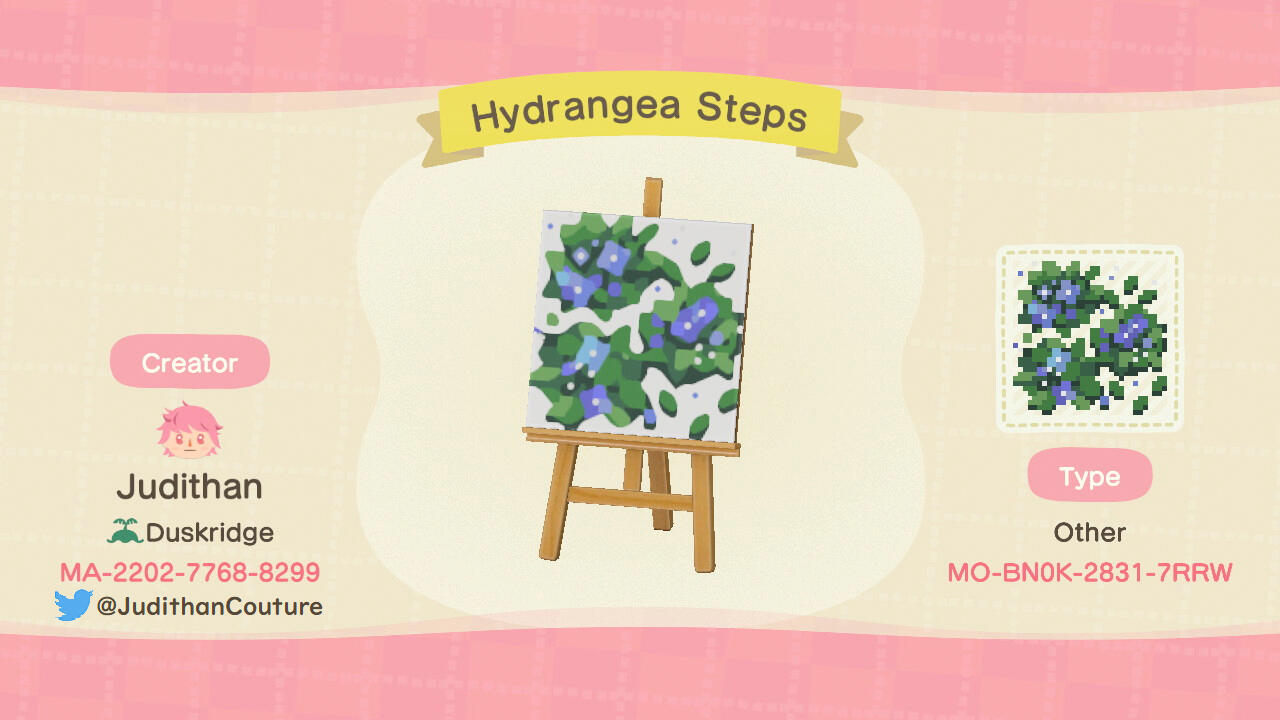 hydrangea steps - MA-2202-7768-8299 | @judithancouture
