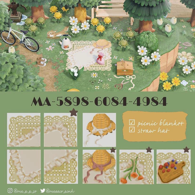 picnic blanket | MA-5898-6084-4984 | created by @maaa_co